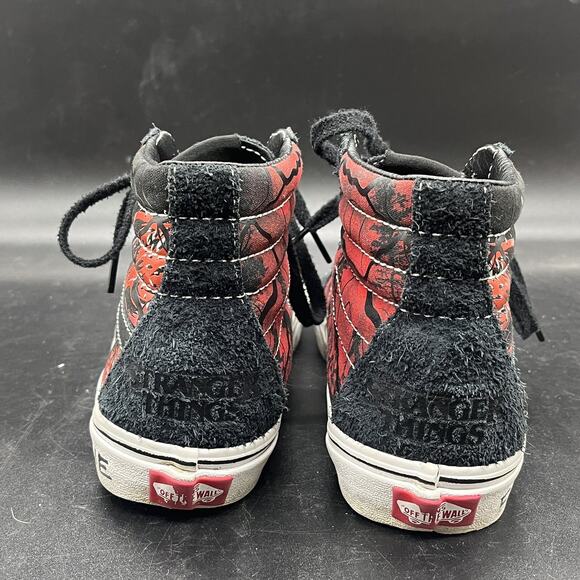 Vans X Stranger Things Sk8 Hi Sneakers Shoes M 6 W 7.5 Black Friends Don't Lie - Picture 4 of 7